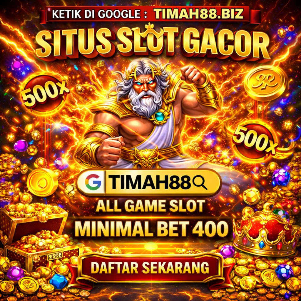 Server Slot Gacor Premium TIMAH88, Minimal Bet 400 Peluang Menang Maksimal